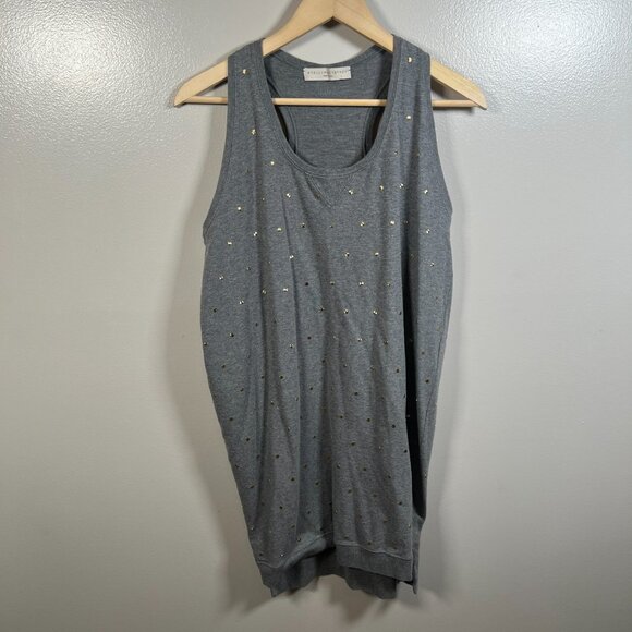 Stella McCartney Mini Tank Dress Size 40 US Medium Gold Polka Dots Sleeveless - Picture 1 of 9